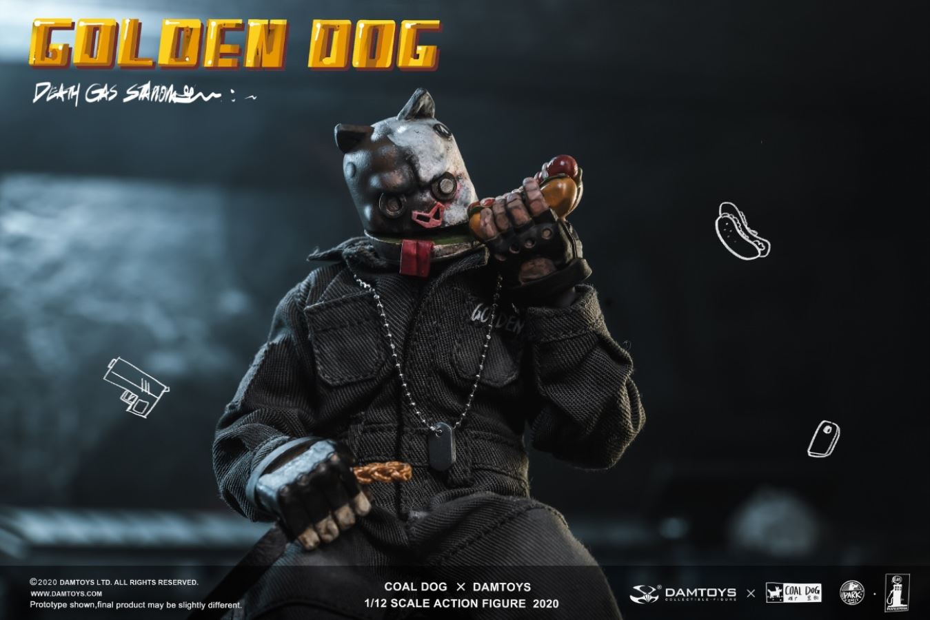 GOLDEN DOG – Death Gas Station series 1/12 action figure - PES022