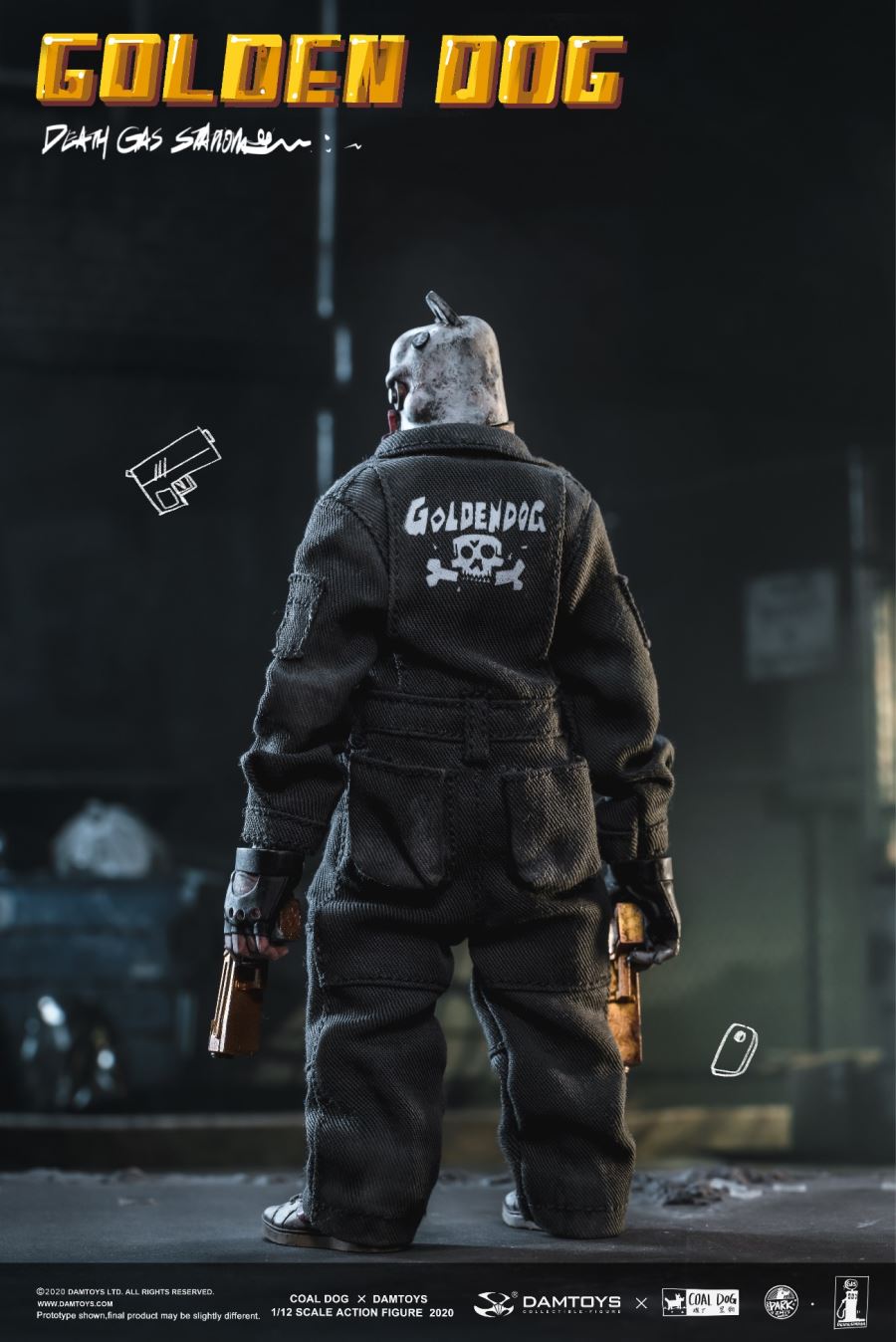 GOLDEN DOG – Death Gas Station series 1/12 action figure - PES022