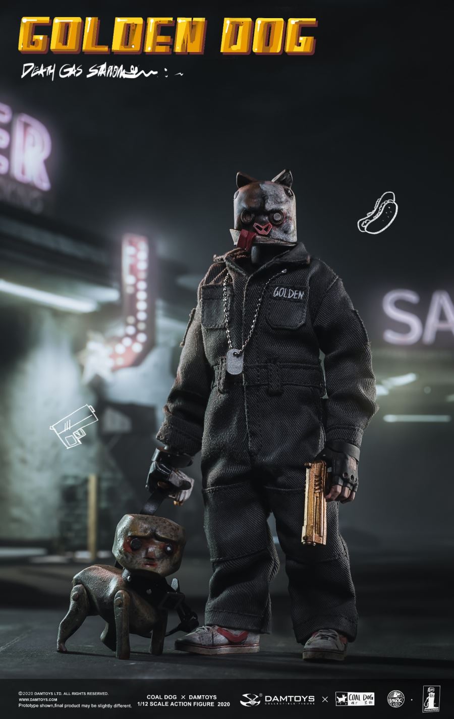 GOLDEN DOG – Death Gas Station series 1/12 action figure - PES022