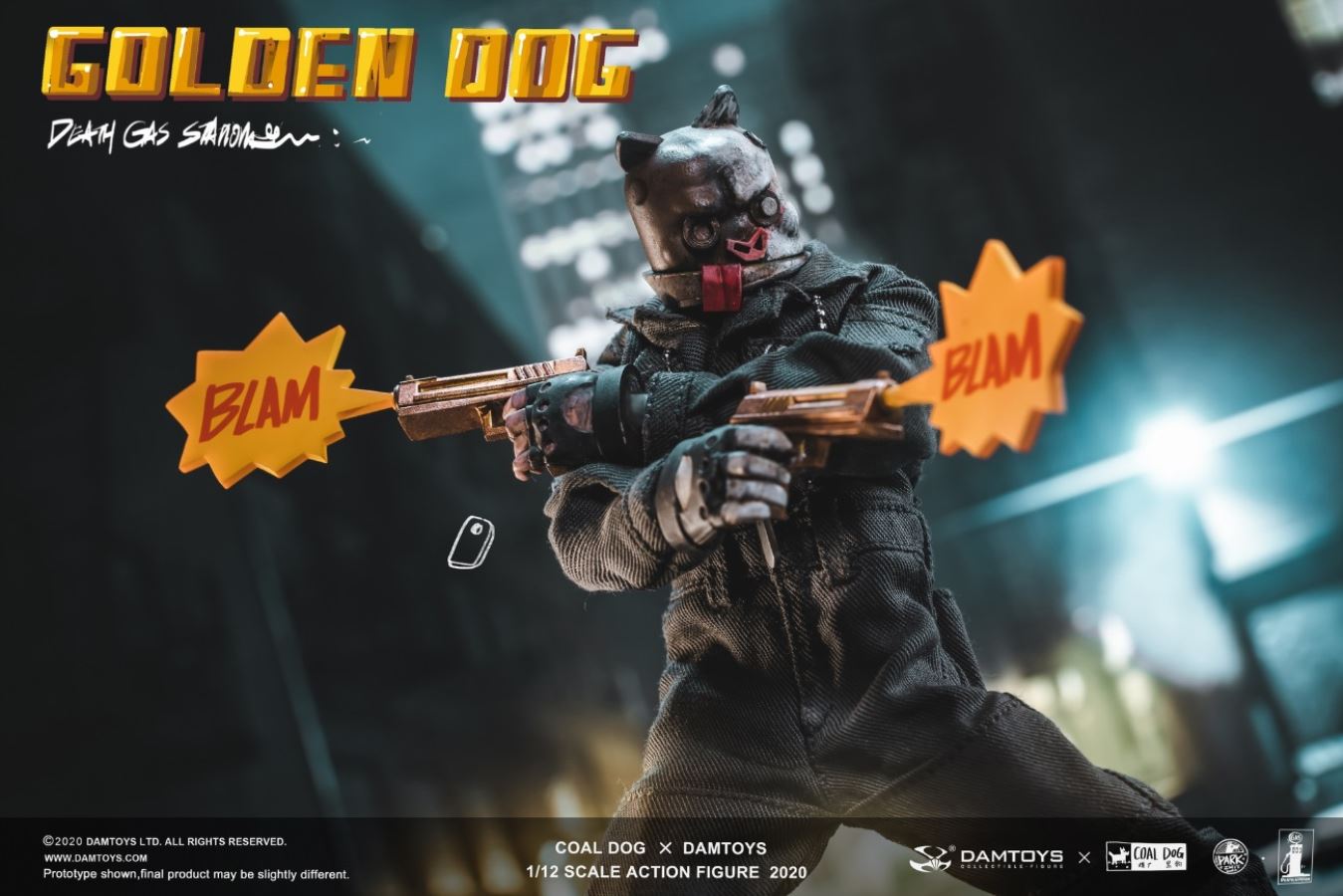 GOLDEN DOG – Death Gas Station series 1/12 action figure - PES022