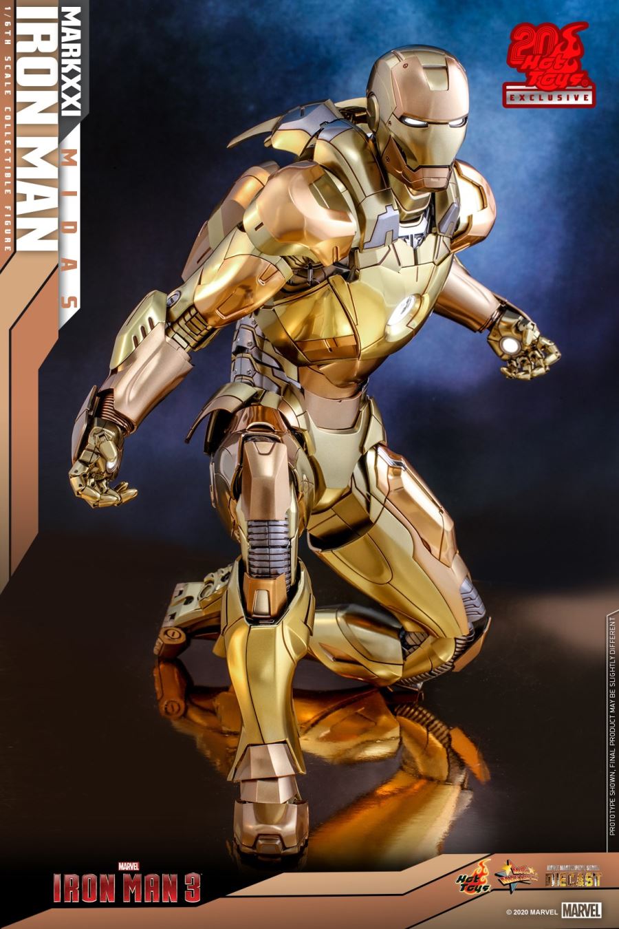 Iron Man 3 - MARK XXI MIDAS [20th anniversary alloy gold special edition]