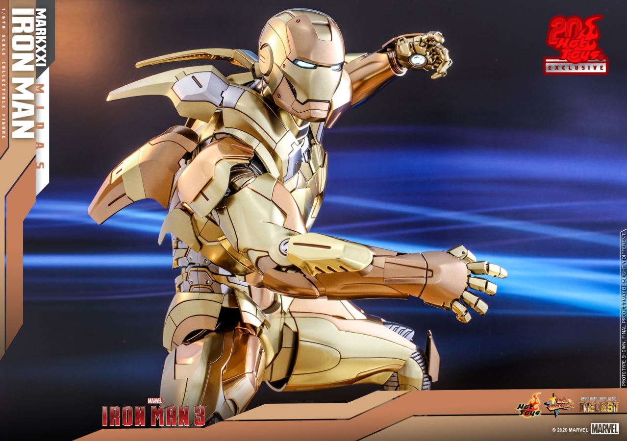 Iron Man 3 - MARK XXI MIDAS [20th anniversary alloy gold special edition]