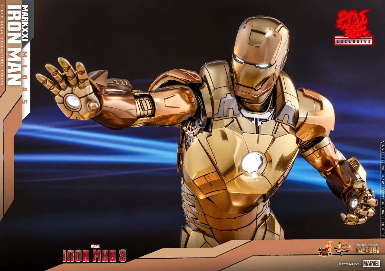 Iron Man 3 - MARK XXI MIDAS [20th anniversary alloy gold special edition]