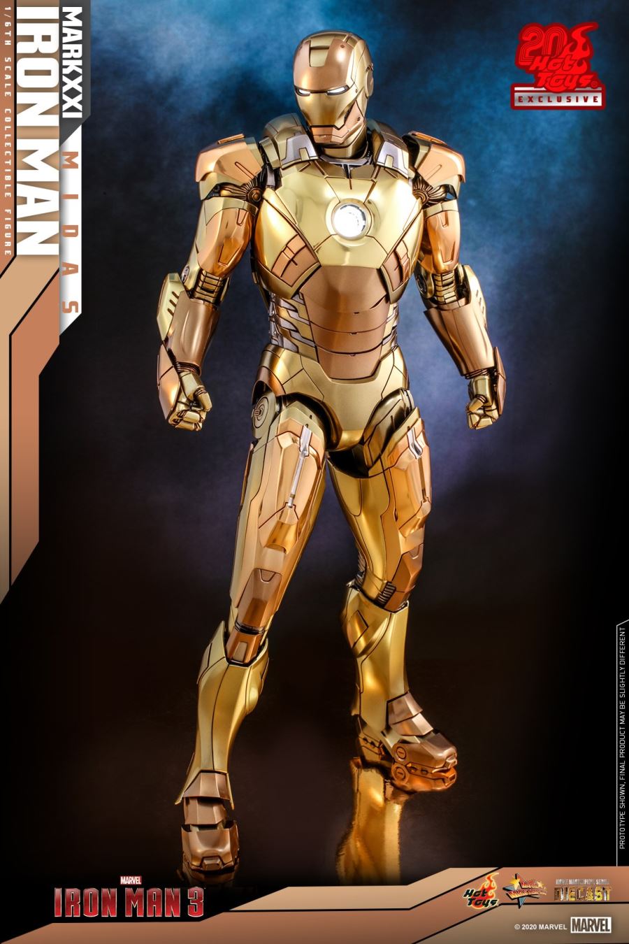 Iron Man 3 - MARK XXI MIDAS [20th anniversary alloy gold special edition]