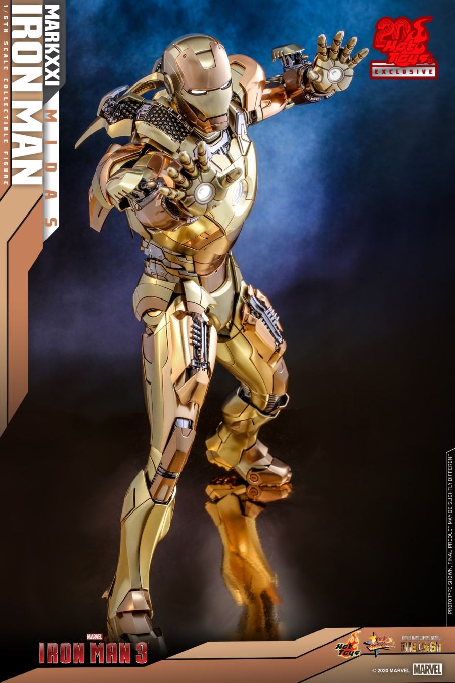 Iron Man 3 - MARK XXI MIDAS [20th anniversary alloy gold special edition]