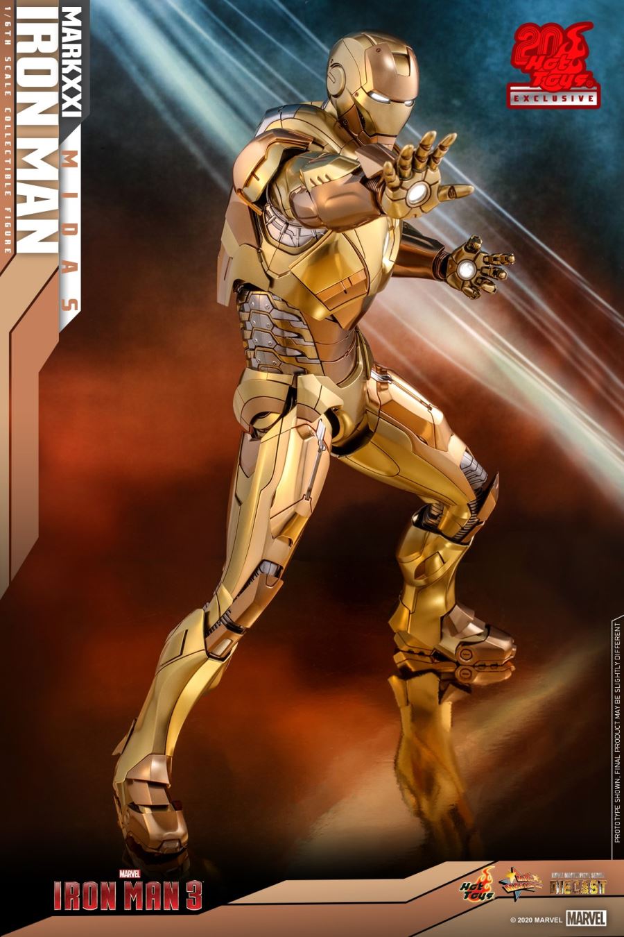 Iron Man 3 - MARK XXI MIDAS [20th anniversary alloy gold special edition]