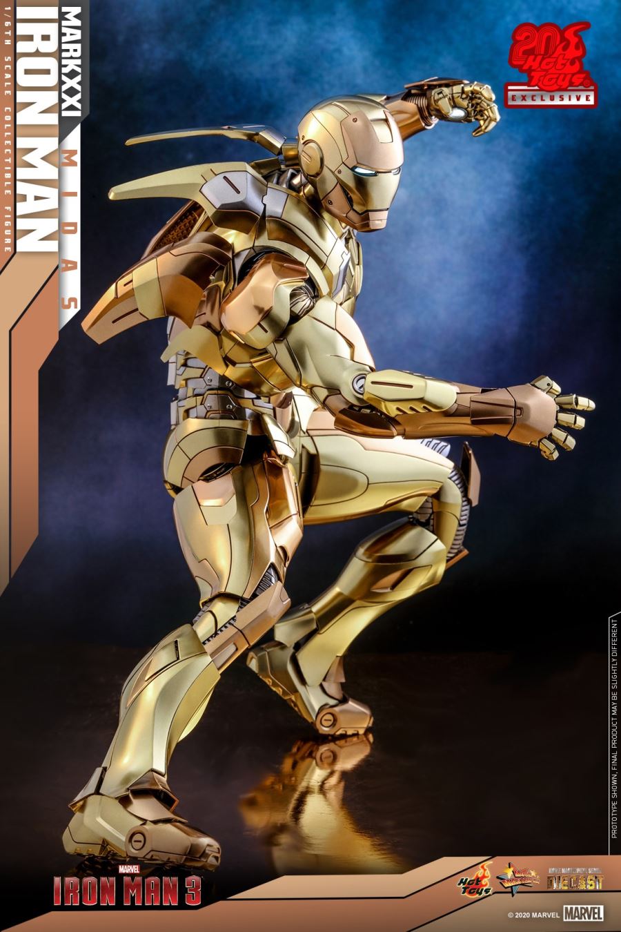 Iron Man 3 - MARK XXI MIDAS [20th anniversary alloy gold special edition]