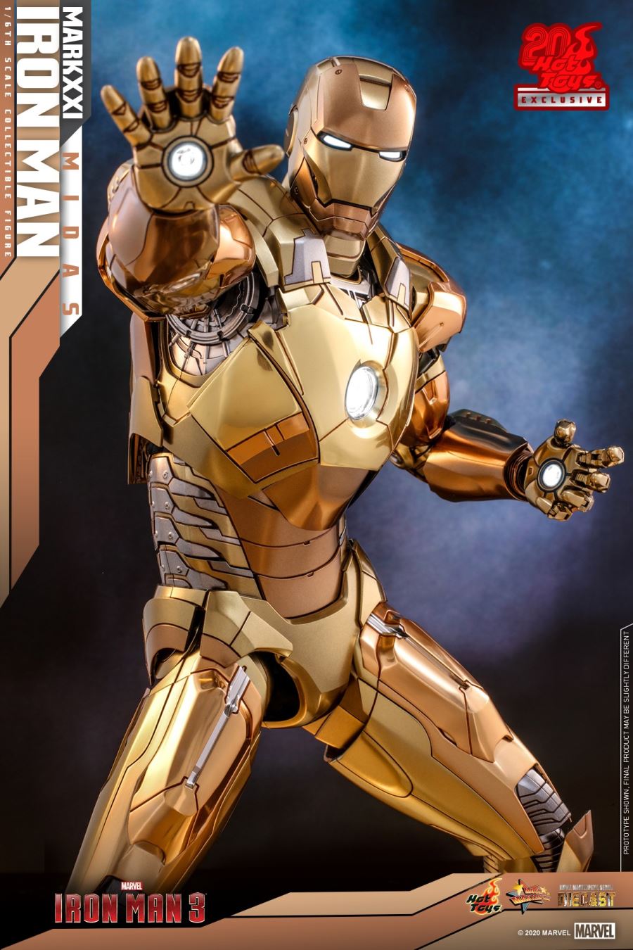 Iron Man 3 - MARK XXI MIDAS [20th anniversary alloy gold special edition]