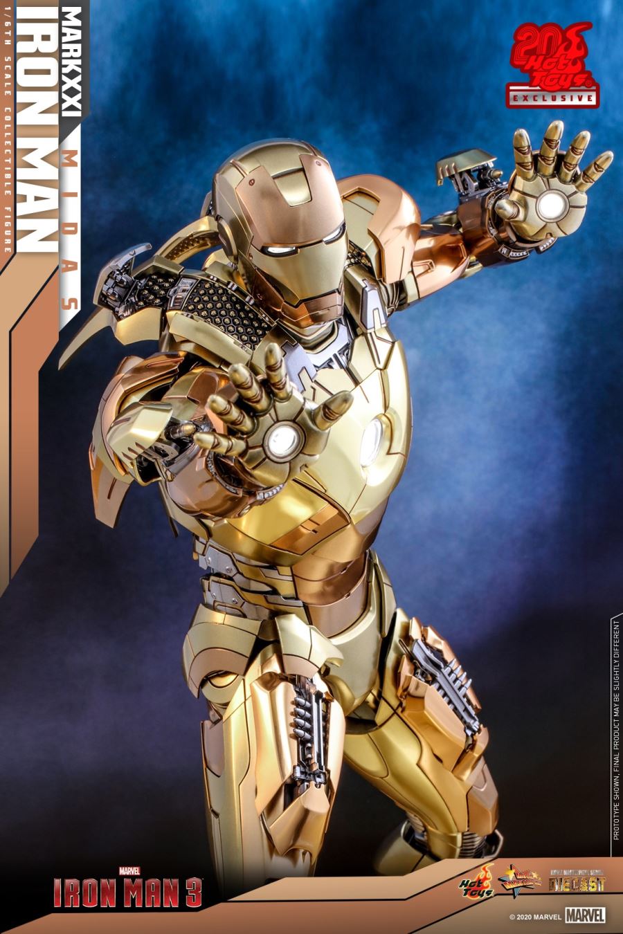 Iron Man 3 - MARK XXI MIDAS [20th anniversary alloy gold special edition]