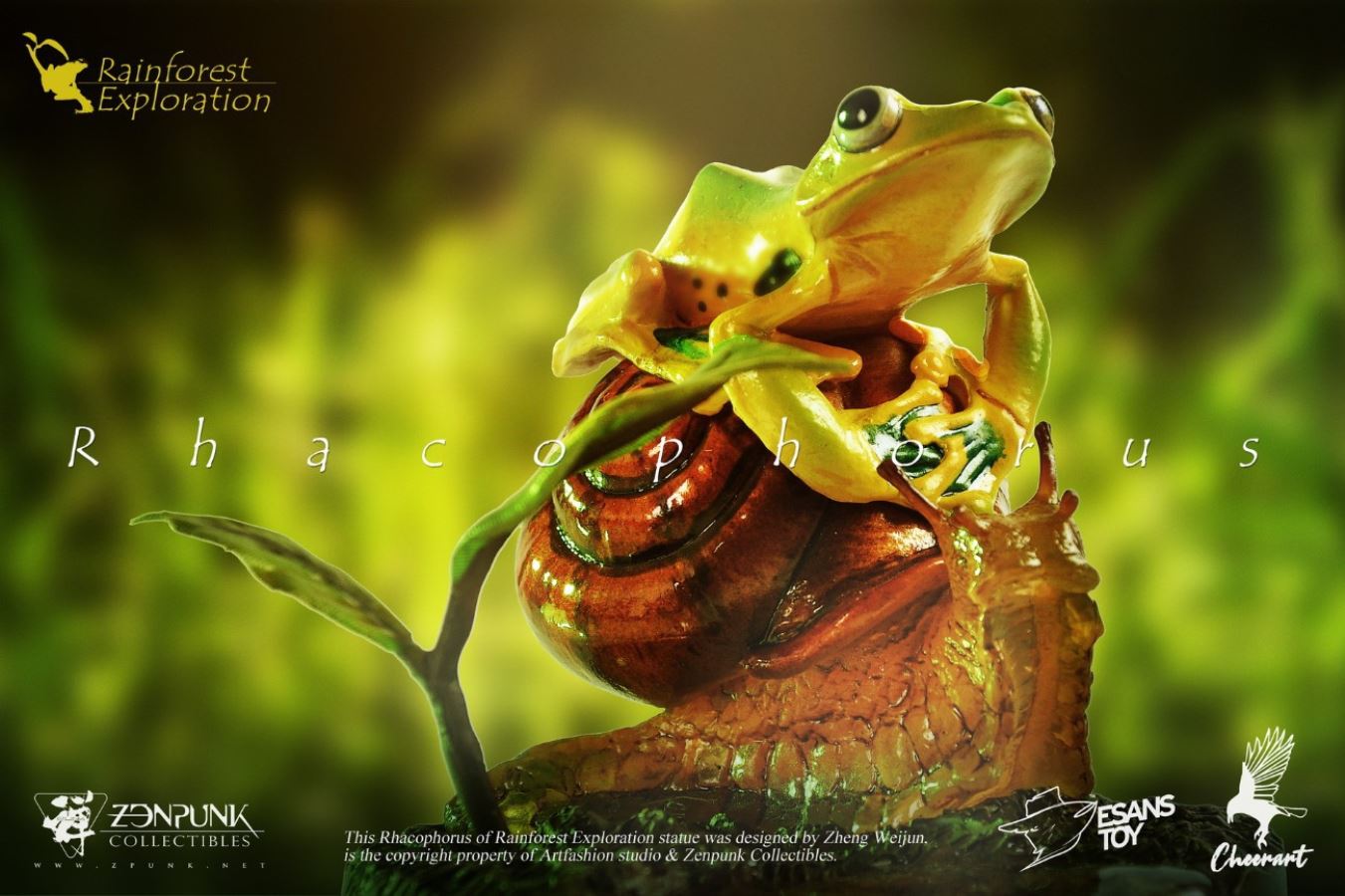 1/1 Rainforest Exploration Series - Tree Frog and Snail