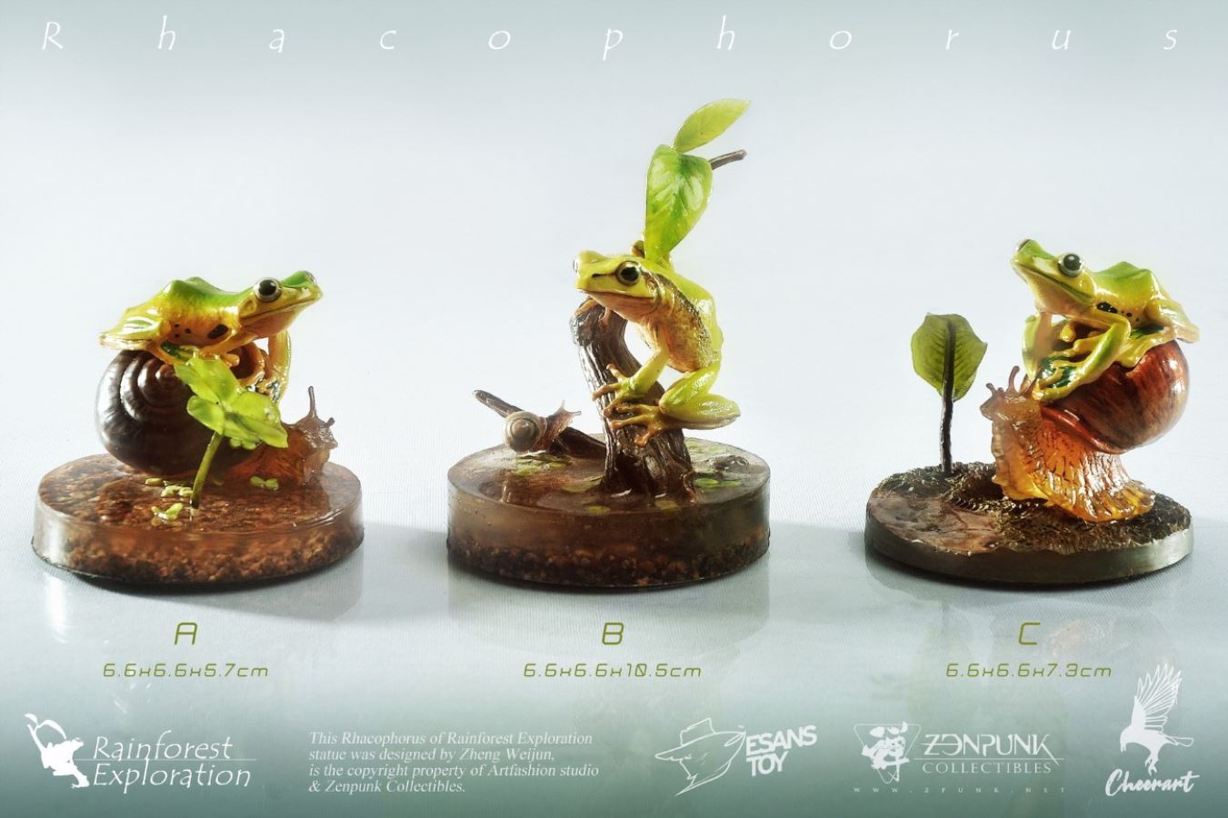 1/1 Rainforest Exploration Series - Tree Frog and Snail