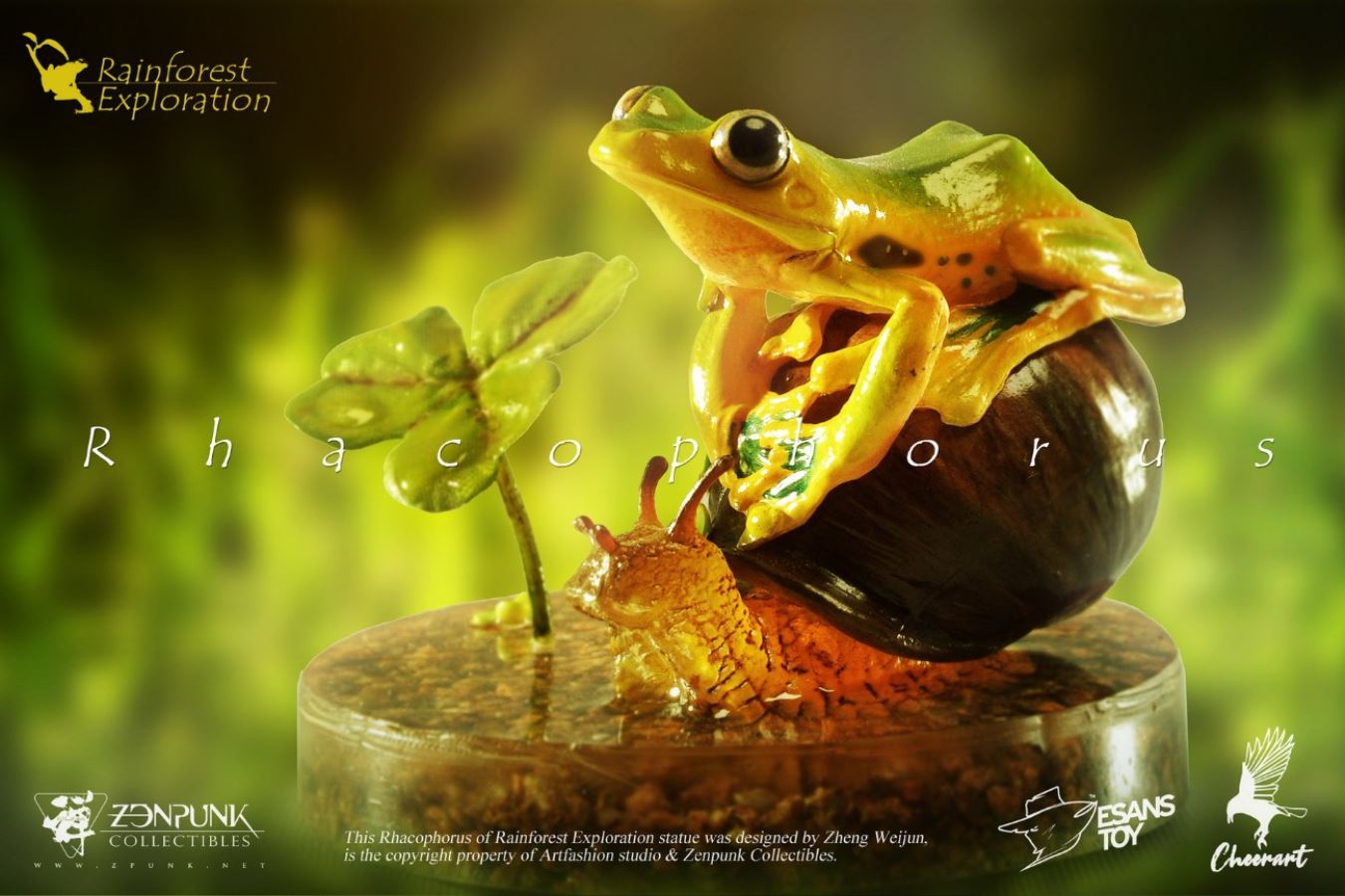 1/1 Rainforest Exploration Series - Tree Frog and Snail