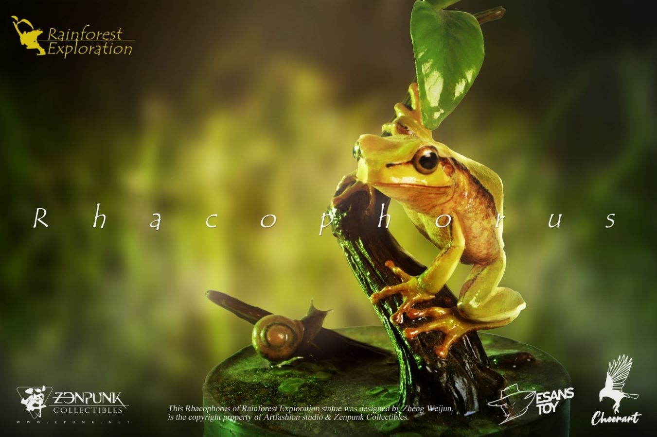 1/1 Rainforest Exploration Series - Tree Frog and Snail