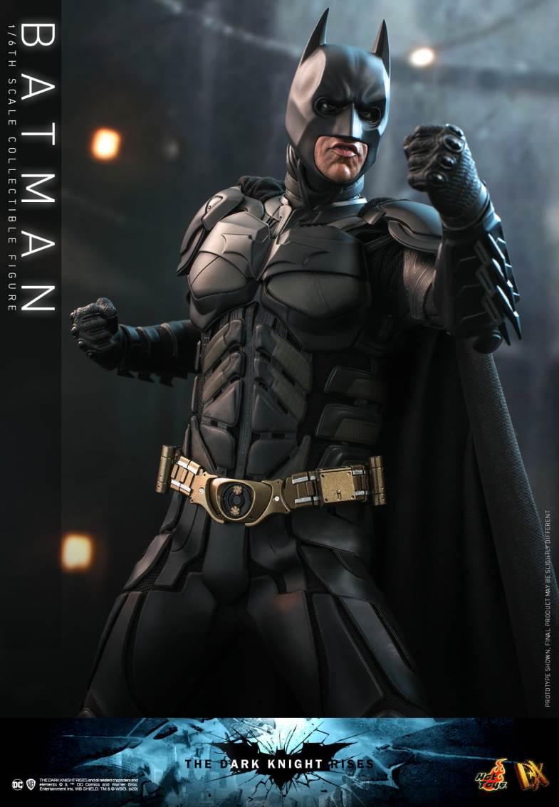 Batman: The Dark Knight Rises - Batman & Bat Mobile 1/6