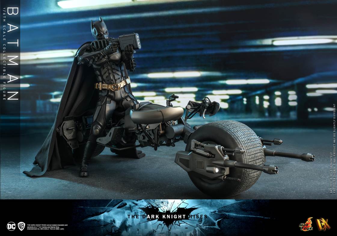 Batman: The Dark Knight Rises - Batman & Bat Mobile 1/6