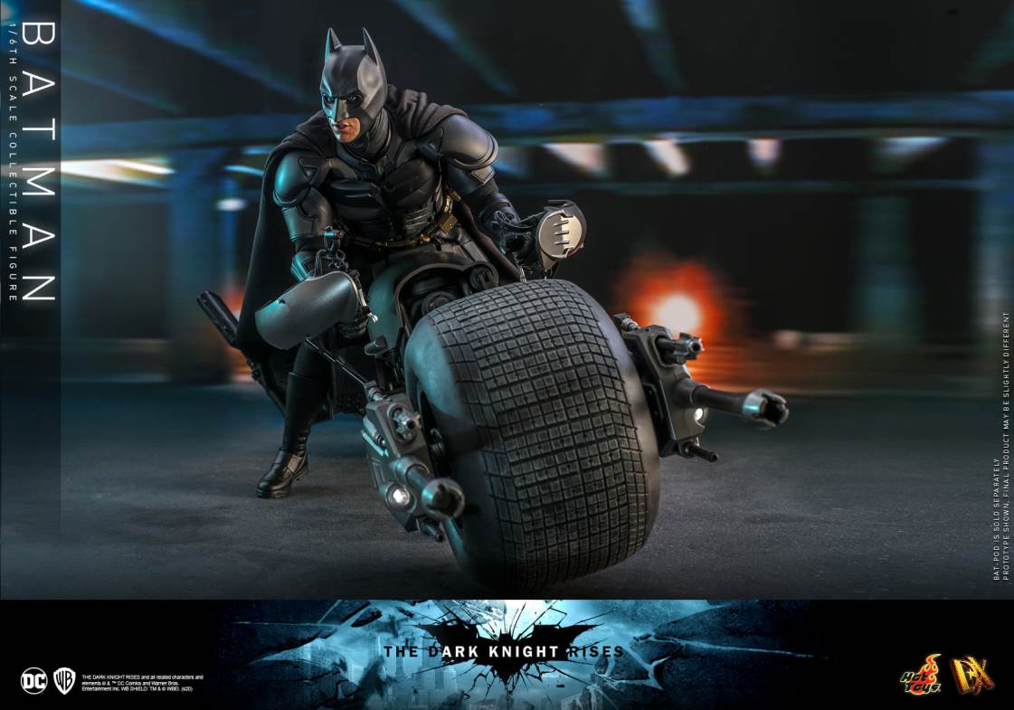 Batman: The Dark Knight Rises - Batman & Bat Mobile 1/6