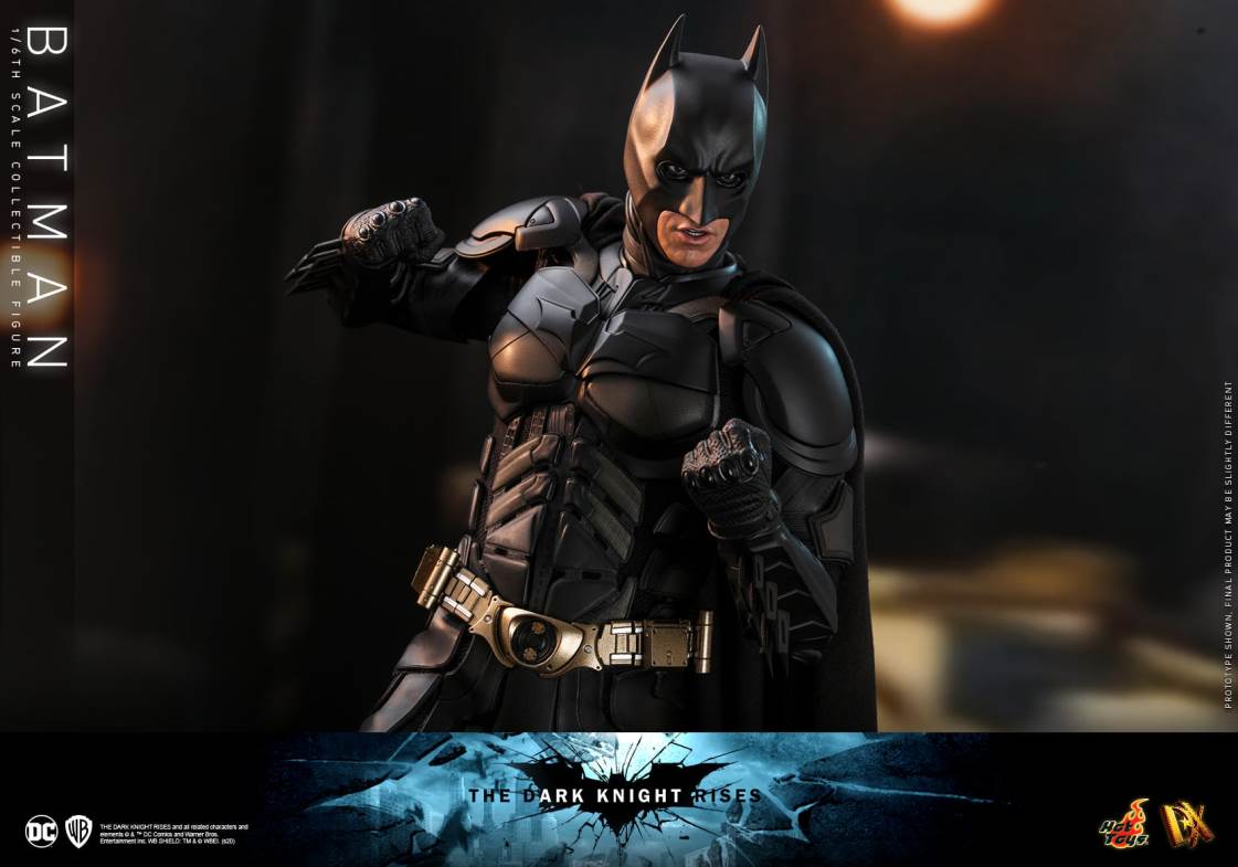 Batman: The Dark Knight Rises - Batman & Bat Mobile 1/6