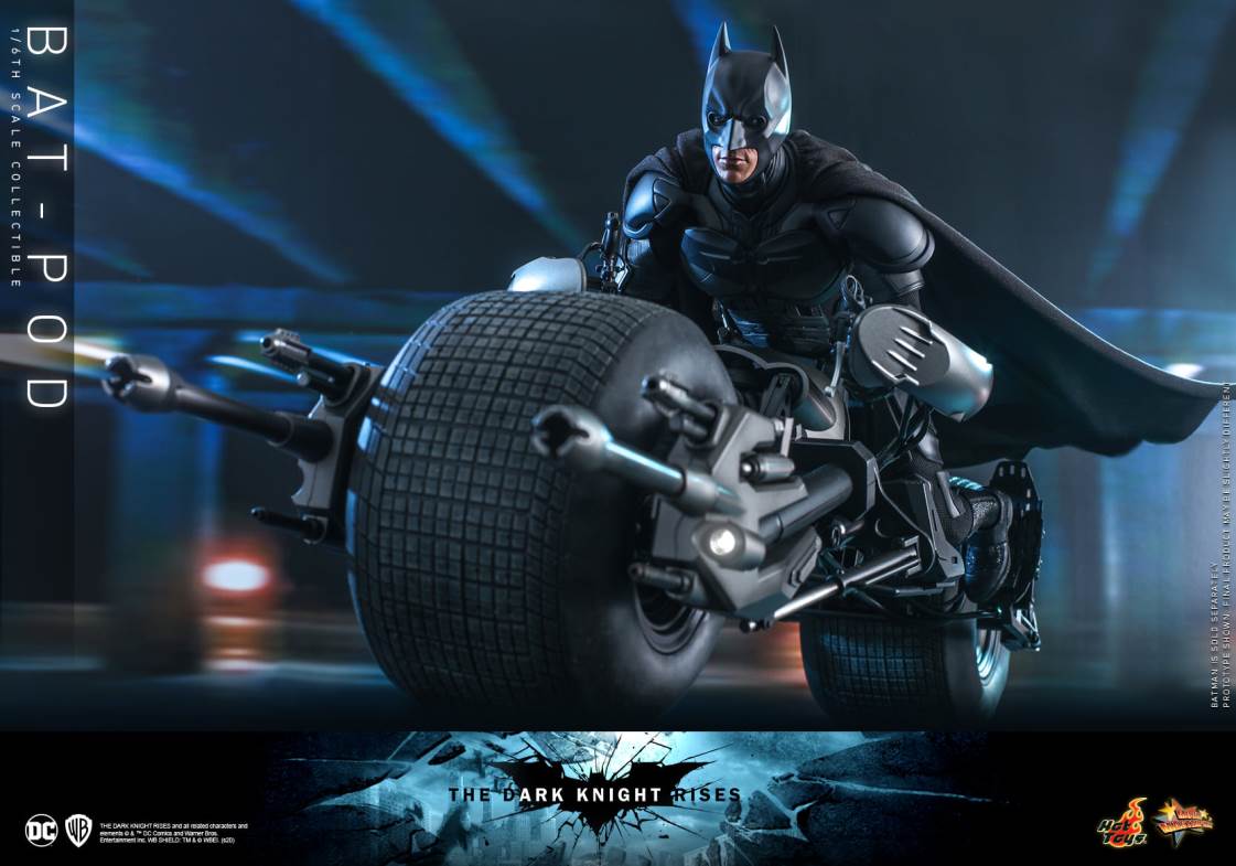 Batman: The Dark Knight Rises - Batman & Bat Mobile 1/6