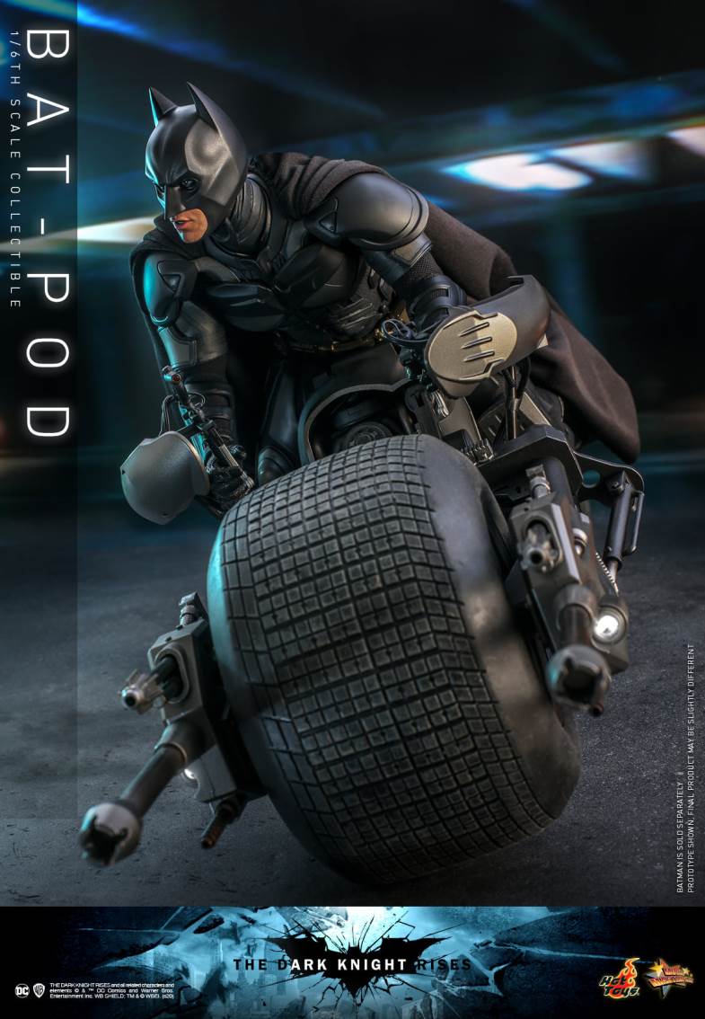 Batman: The Dark Knight Rises - Batman & Bat Mobile 1/6