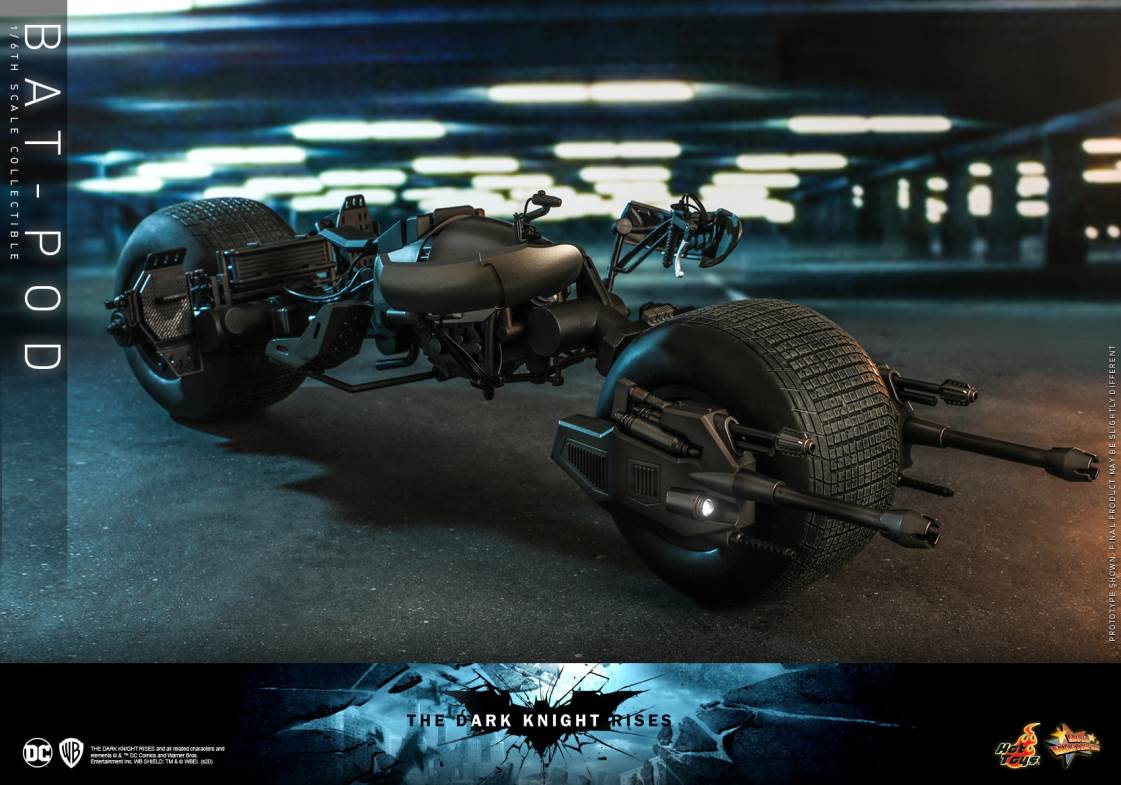 Batman: The Dark Knight Rises - Batman & Bat Mobile 1/6