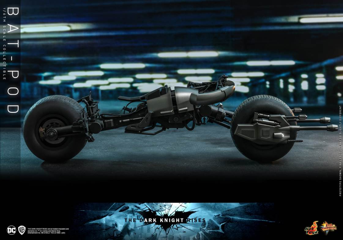 Batman: The Dark Knight Rises - Batman & Bat Mobile 1/6