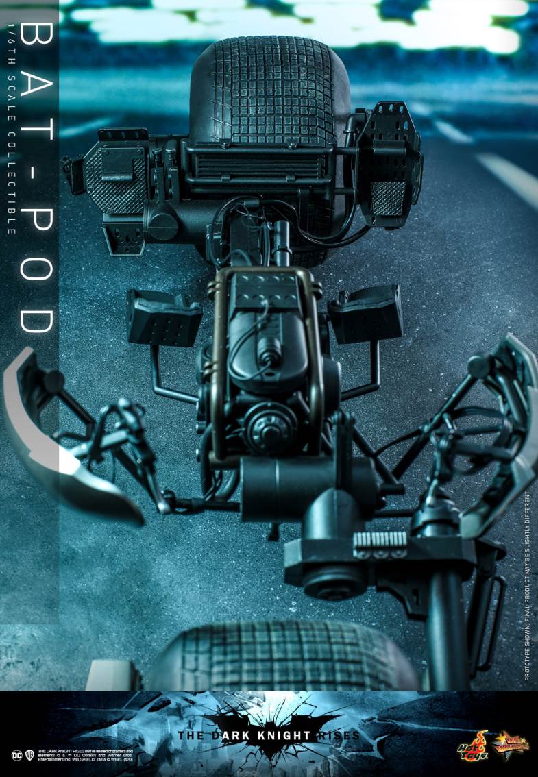 Batman: The Dark Knight Rises - Batman & Bat Mobile 1/6