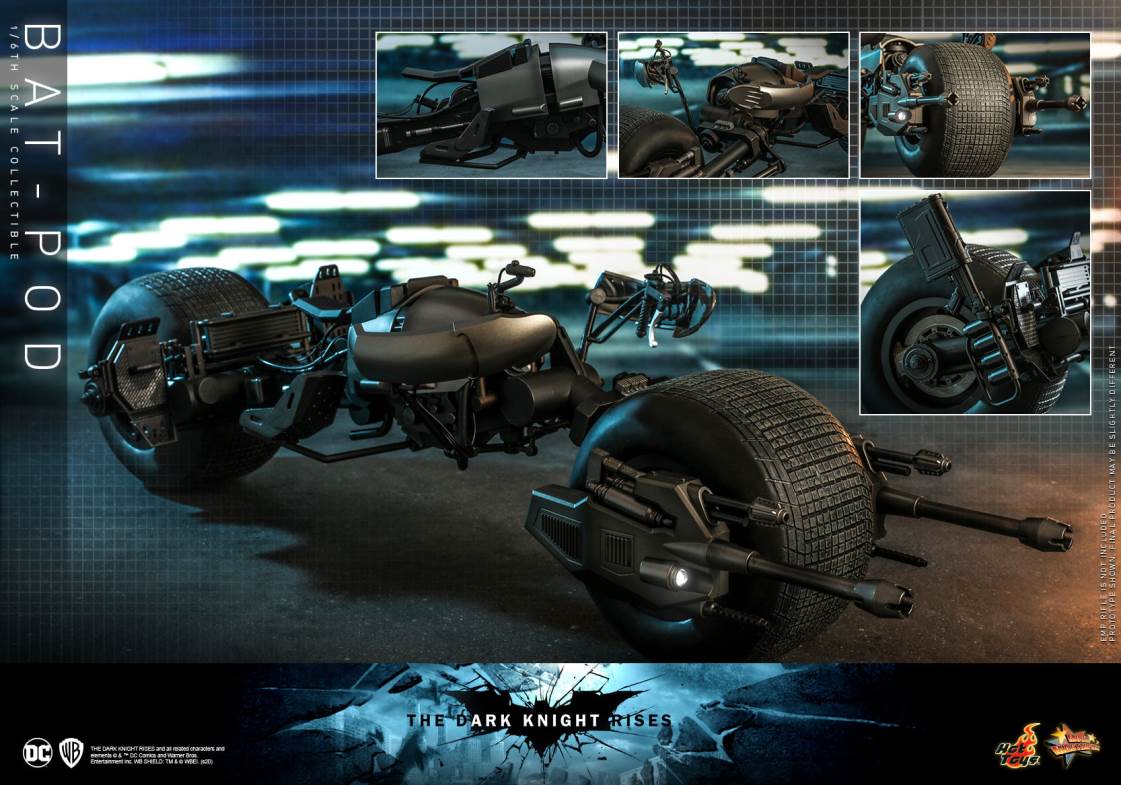 Batman: The Dark Knight Rises - Batman & Bat Mobile 1/6