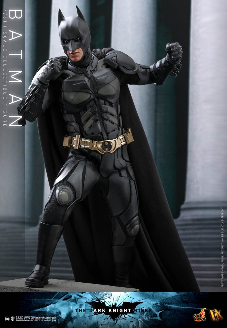 Batman: The Dark Knight Rises - Batman & Bat Mobile 1/6