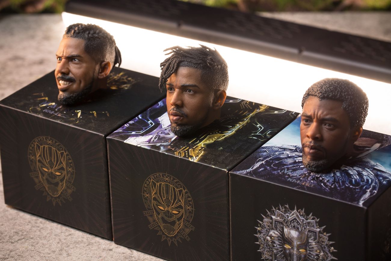 1/6 Black Panther limited edition head carving set