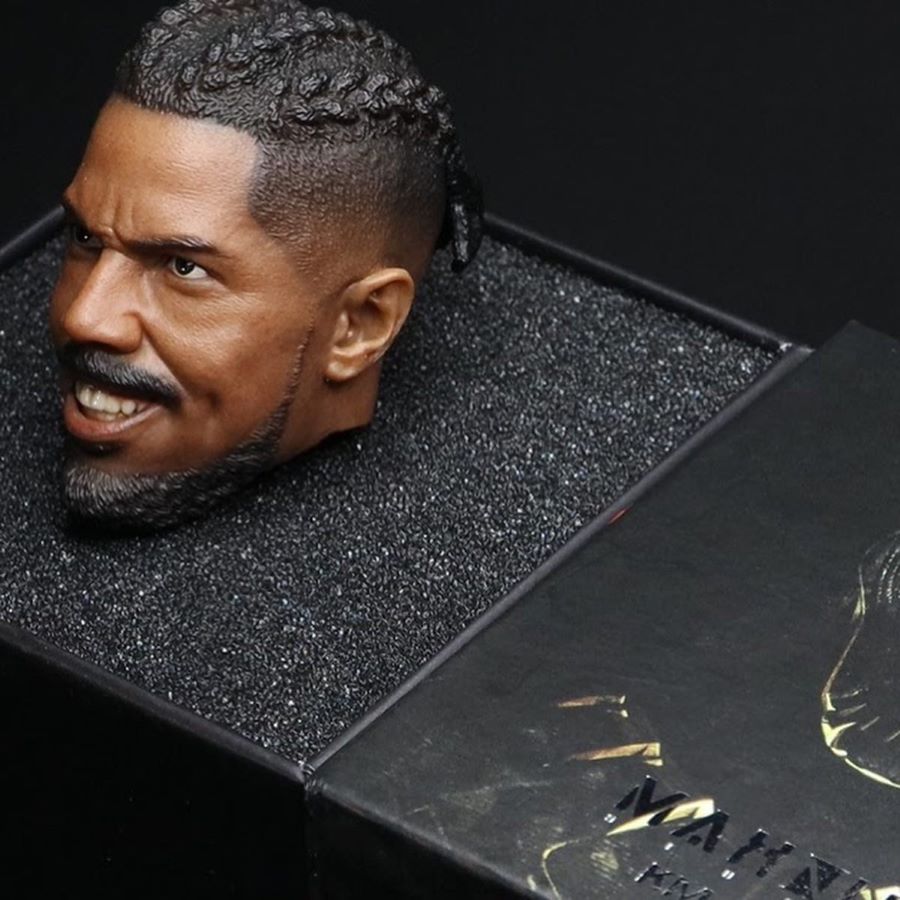 1/6 Black Panther limited edition head carving set