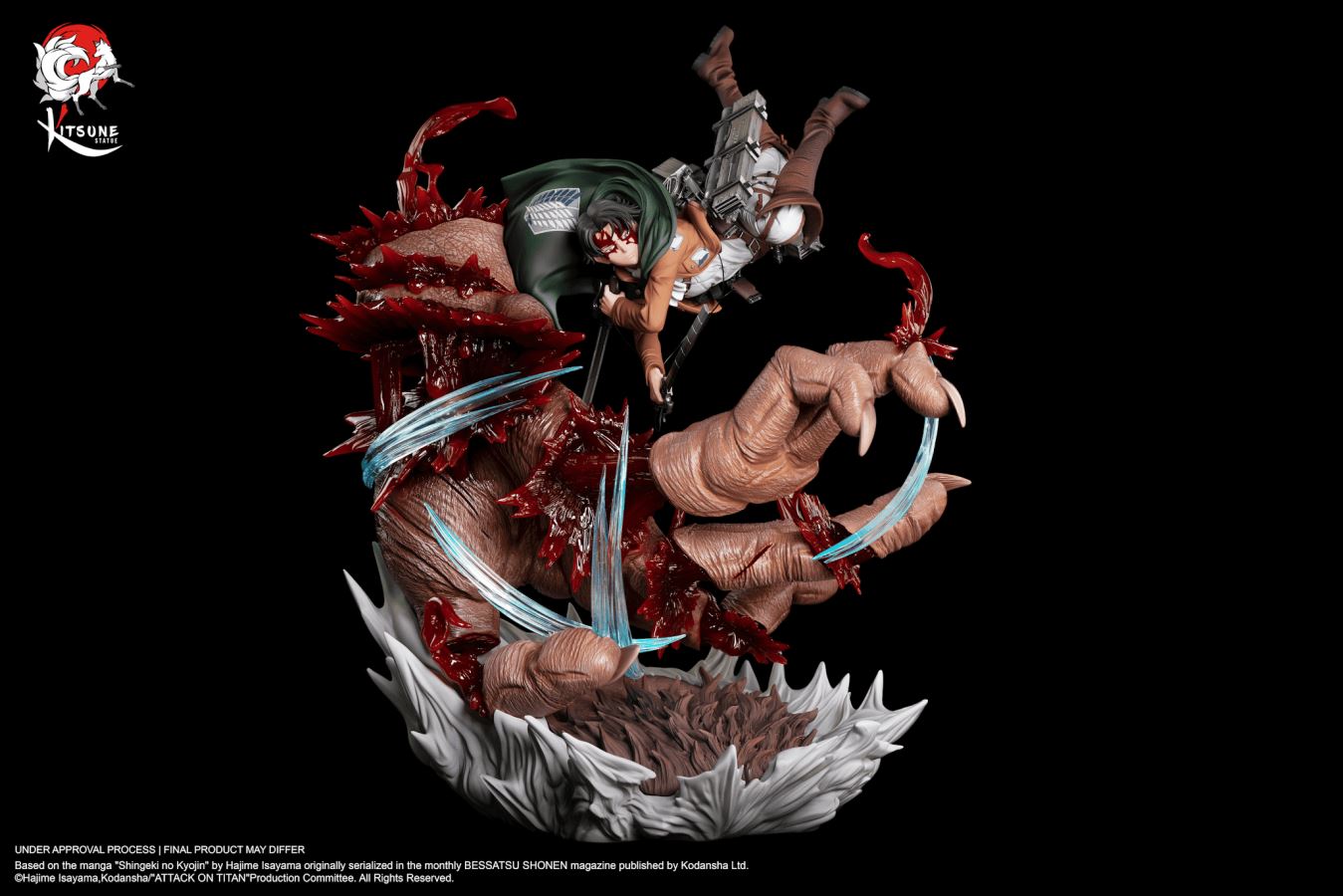 Shingeki no Kyojin - Levi Vs Beast Titan 1/6