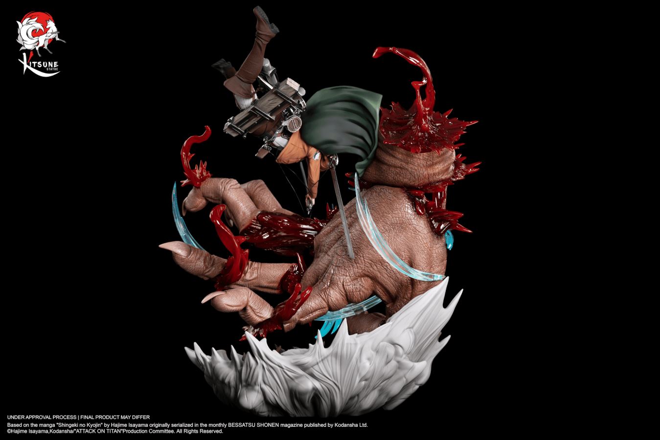 Shingeki no Kyojin - Levi Vs Beast Titan 1/6