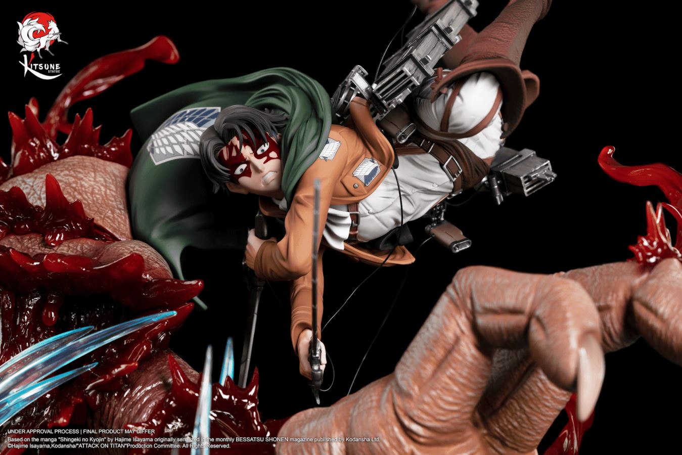 Shingeki no Kyojin - Levi Vs Beast Titan 1/6