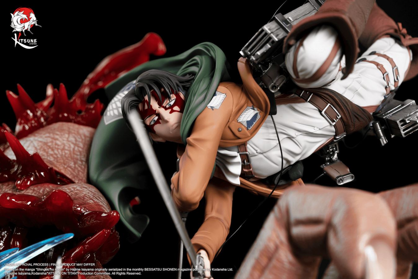 Shingeki no Kyojin - Levi Vs Beast Titan 1/6