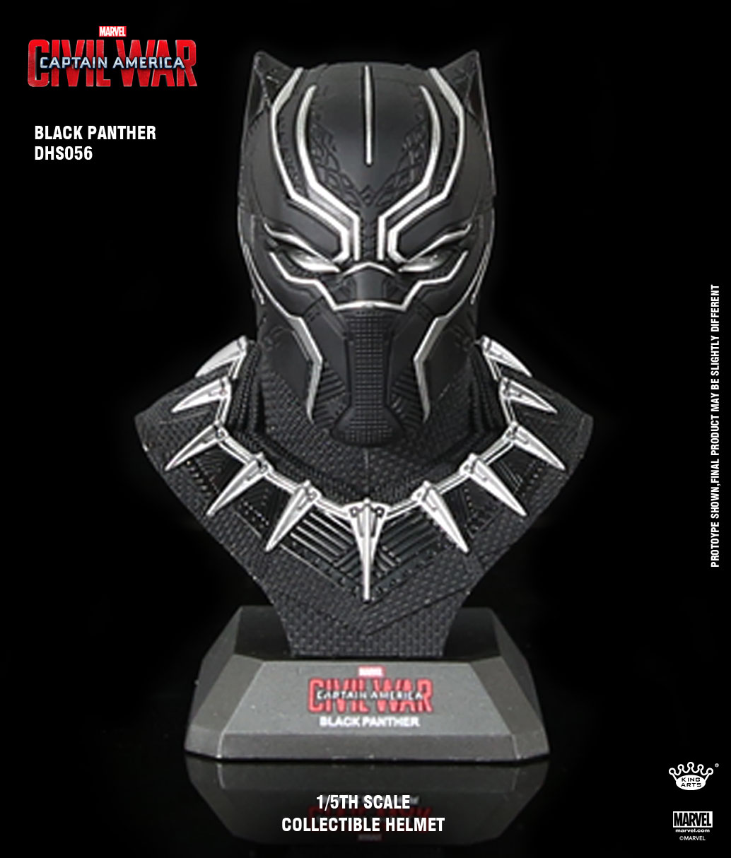1/5 Luxury Helmet Series - Black Panther Helmet (DHS057)