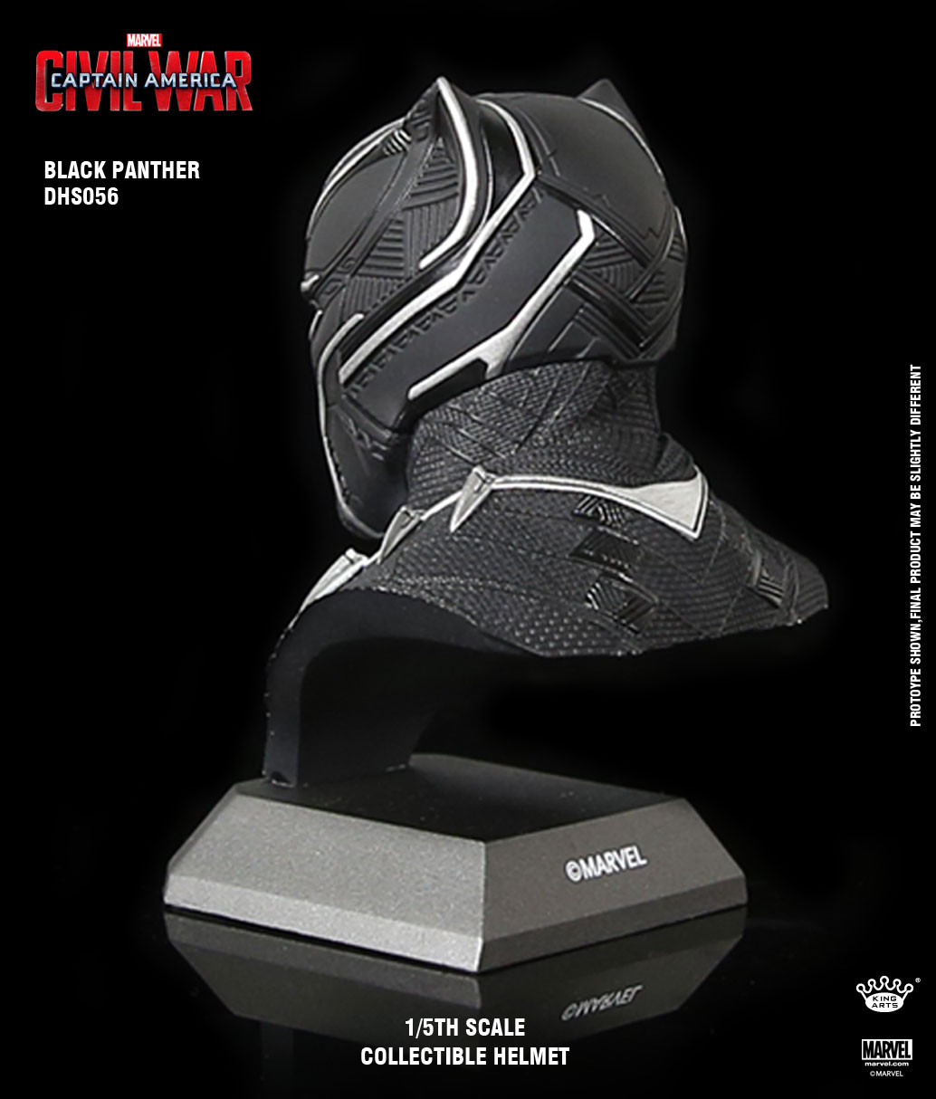 1/5 Luxury Helmet Series - Black Panther Helmet (DHS057)