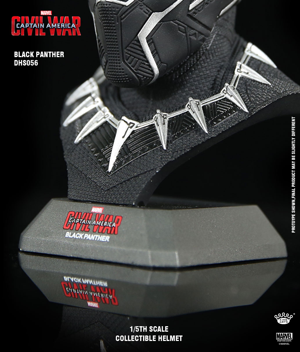 1/5 Luxury Helmet Series - Black Panther Helmet (DHS057)