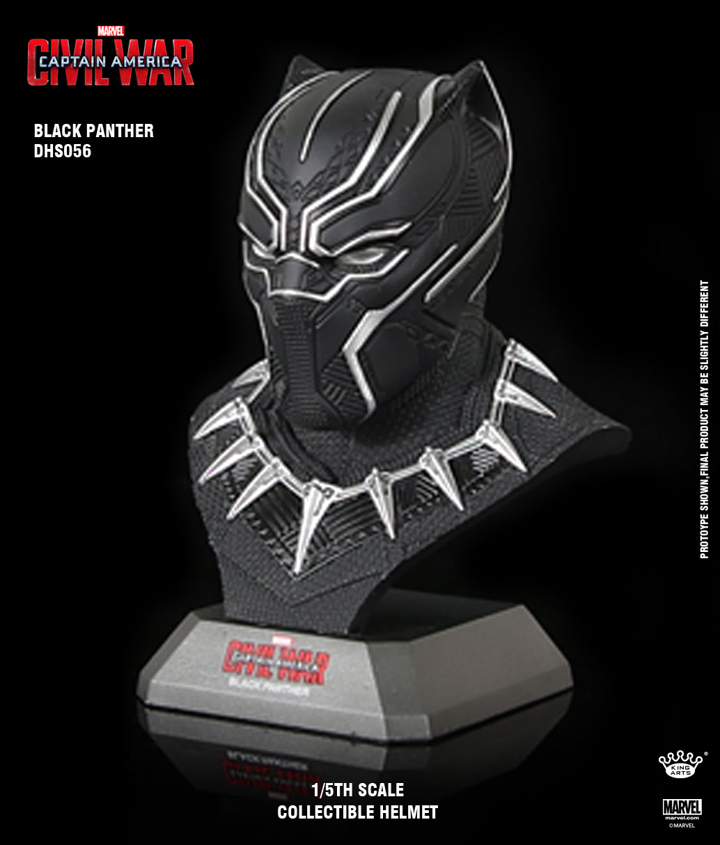 1/5 Luxury Helmet Series - Black Panther Helmet (DHS057)