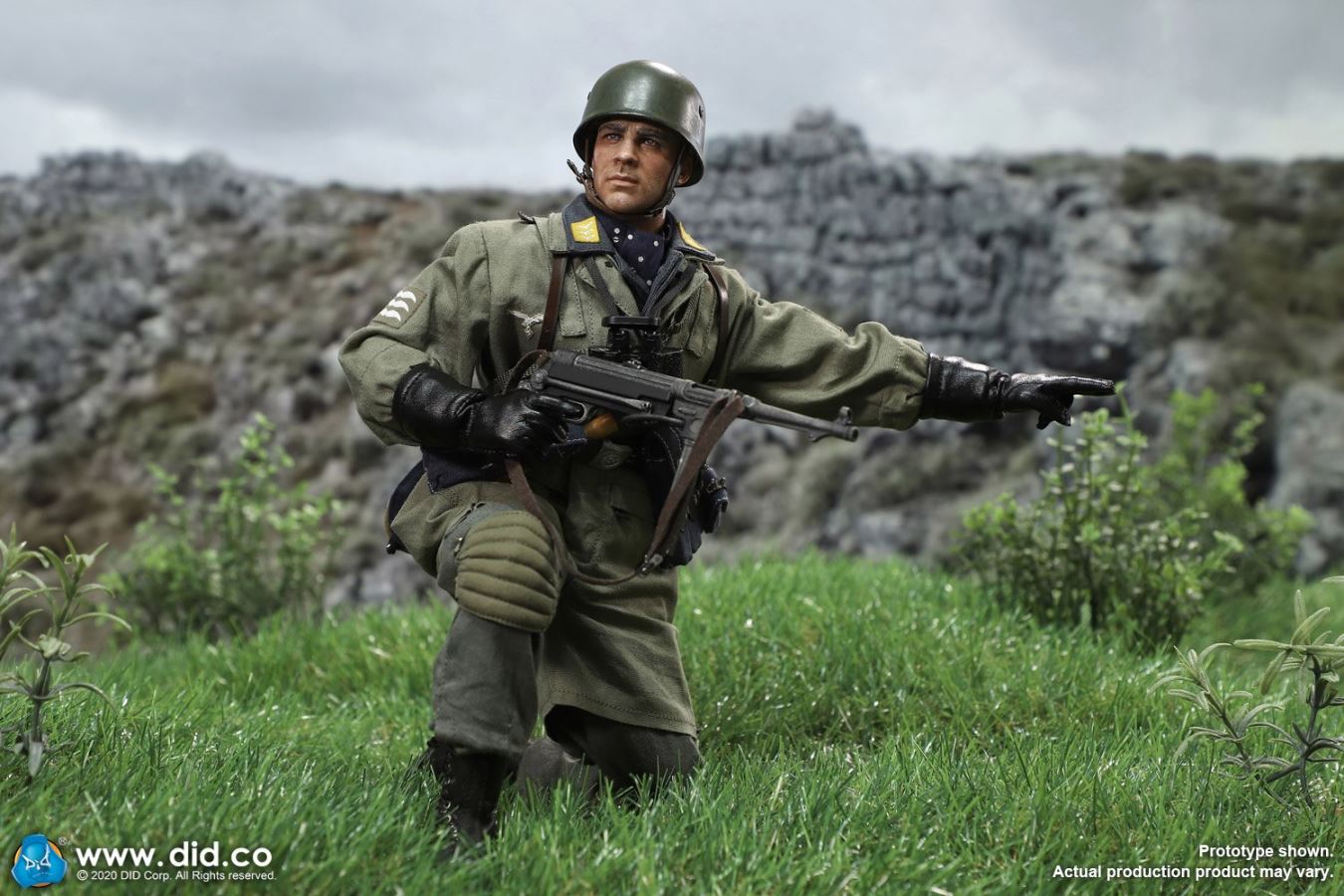 1/6 World War II Paratrooper Green Devil-Schmeling