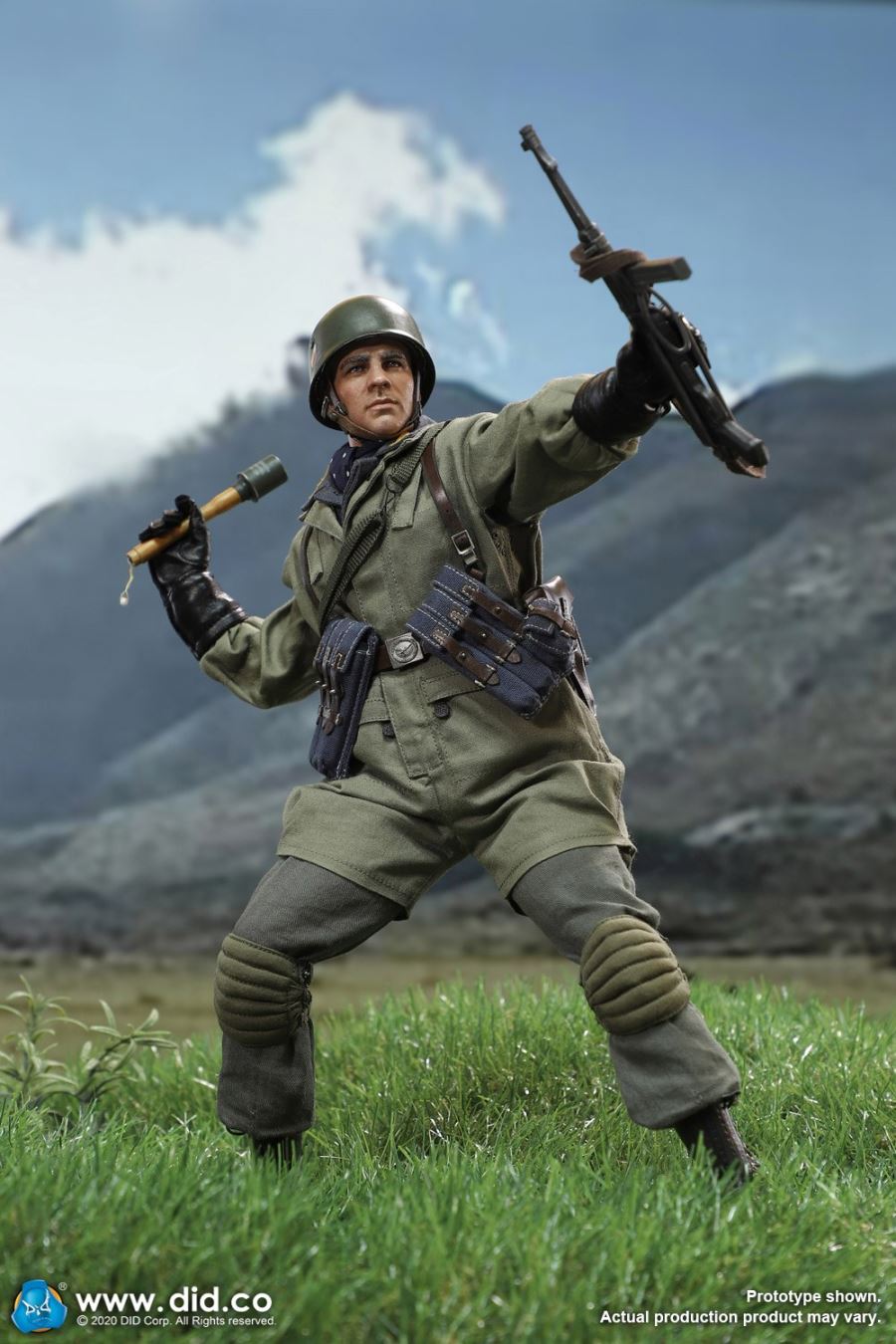 1/6 World War II Paratrooper Green Devil-Schmeling