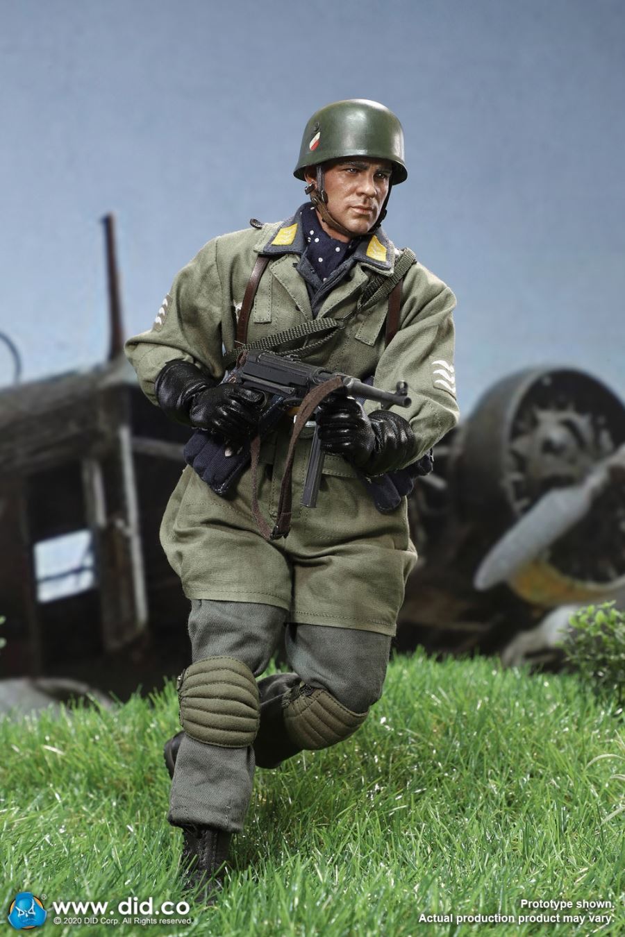 1/6 World War II Paratrooper Green Devil-Schmeling