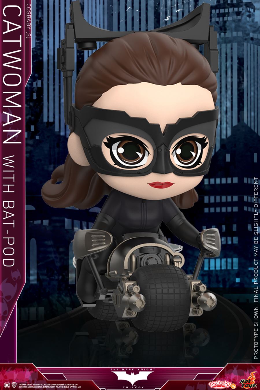 THE DARK KNIGHT RISES CATWOMAN WITH BAT-POD COSBABY (S) COLLECTIBLE SET