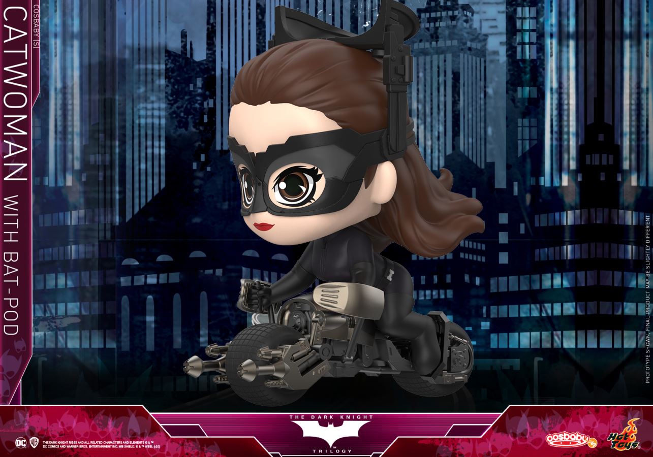 THE DARK KNIGHT RISES CATWOMAN WITH BAT-POD COSBABY (S) COLLECTIBLE SET