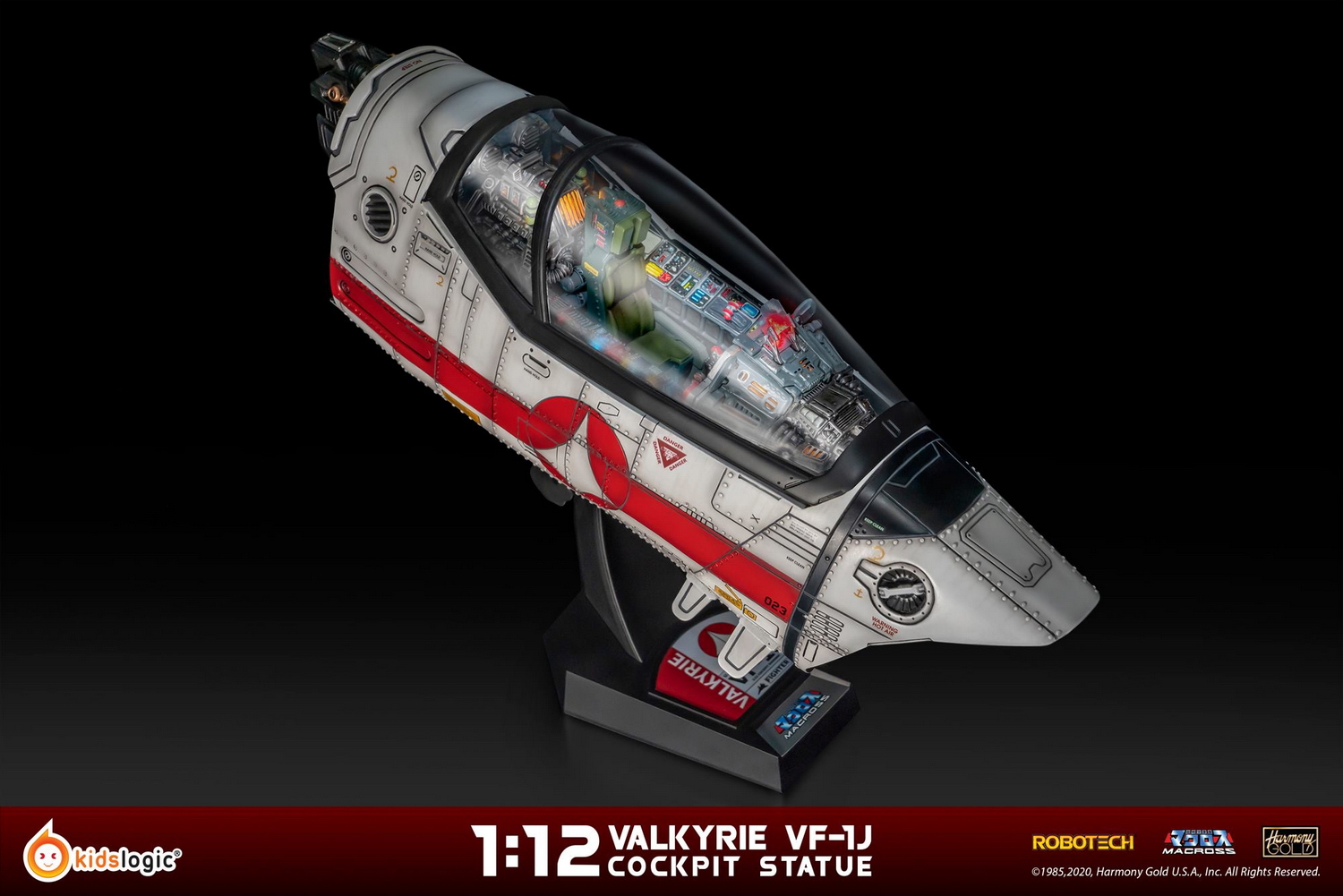 1/12 Robotech Macross Valkyrie VF1J Cockpit Statue
