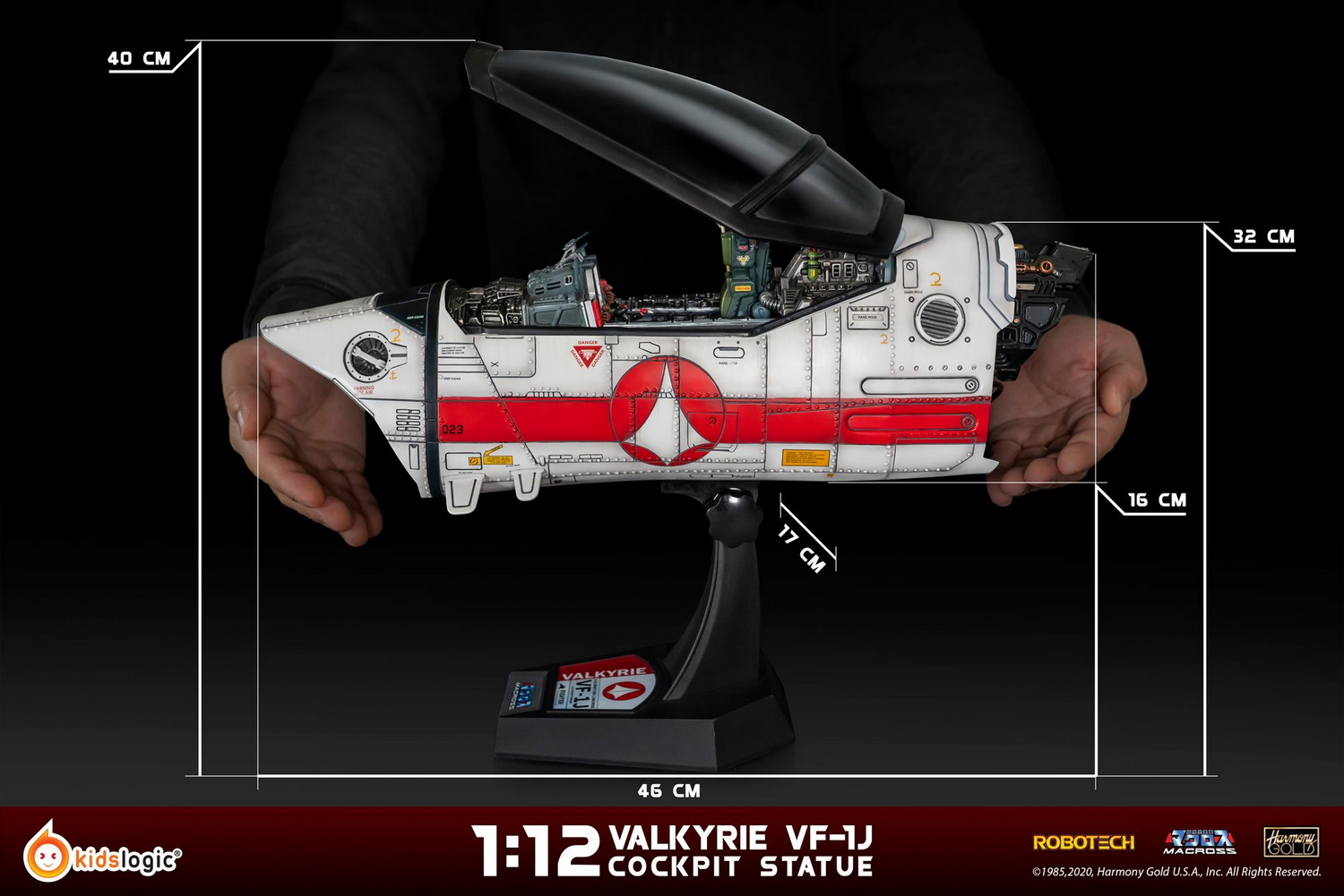 1/12 Robotech Macross Valkyrie VF1J Cockpit Statue