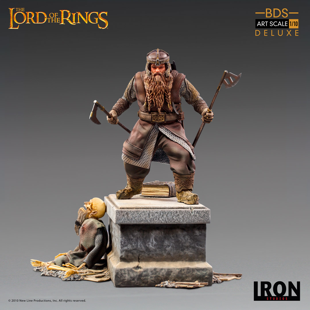 Lord of the Rings - Gimli 1/10 Scale Battle Diorama Series Statue