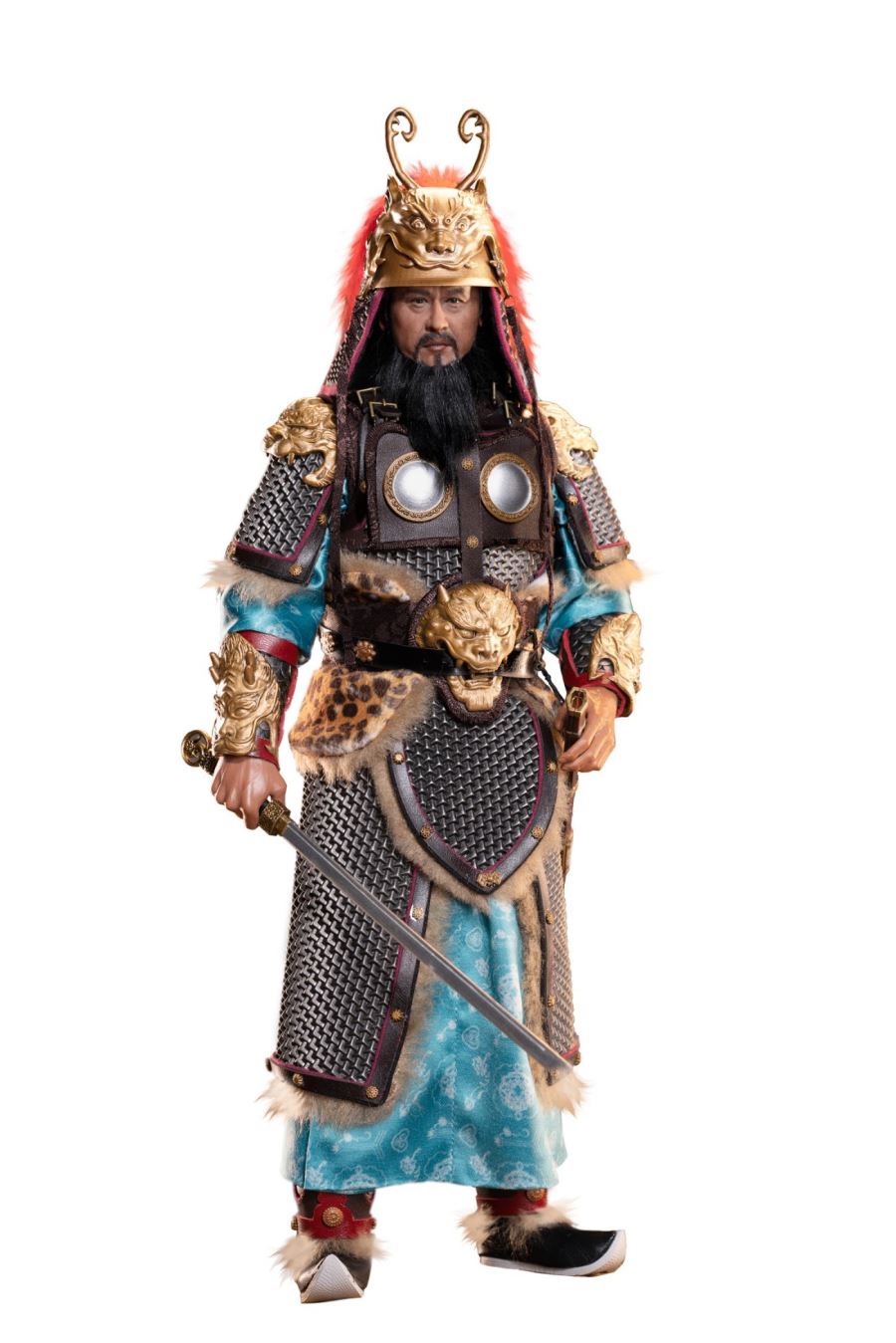 1/6 CW.001D (Black armor edition) Tang Dynasty Lion Head General