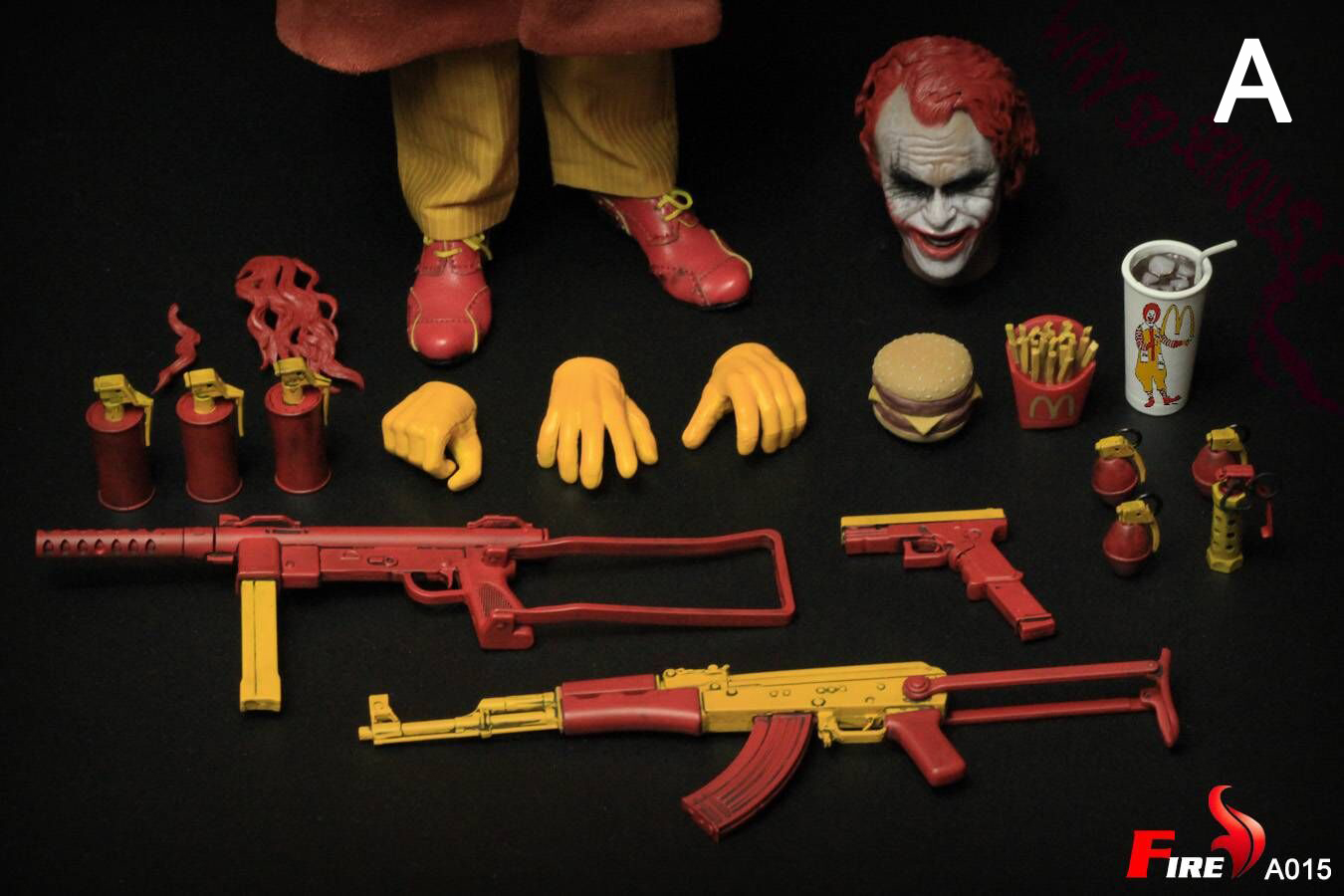 A015A JOKER (Burger Uncle Fast Food Clown)