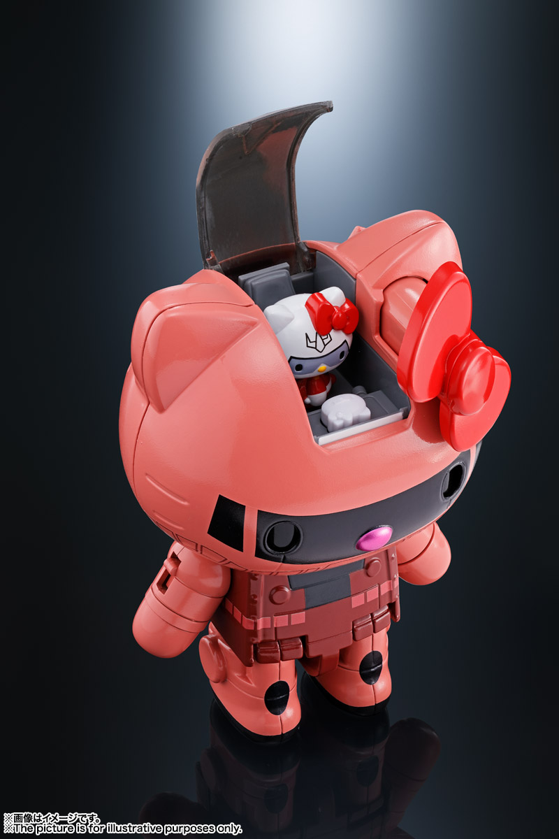 Chogokin Char's Custom Zaku II * Hello Kitty (Mobile Suit Gundam)