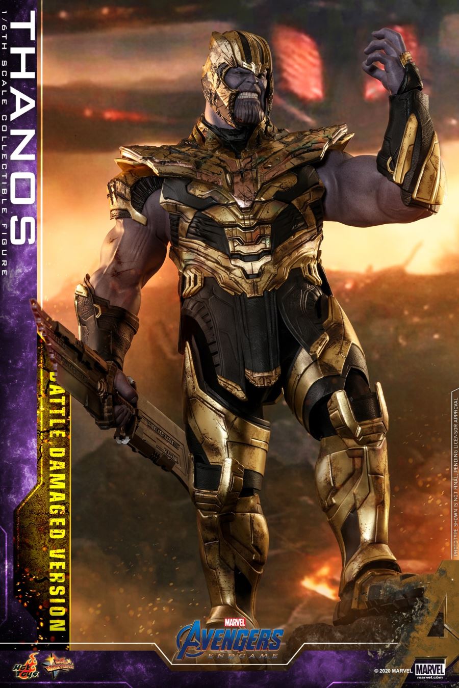 AVENGERS: ENDGAME Thanos (Battle Damage Version) 1/6TH Scale Collectible Figure